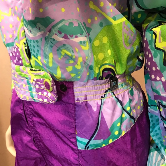 Roffe Ski Suit Vtg 80's Jumpsuit One-Piece Snow - Picture 4 of 8